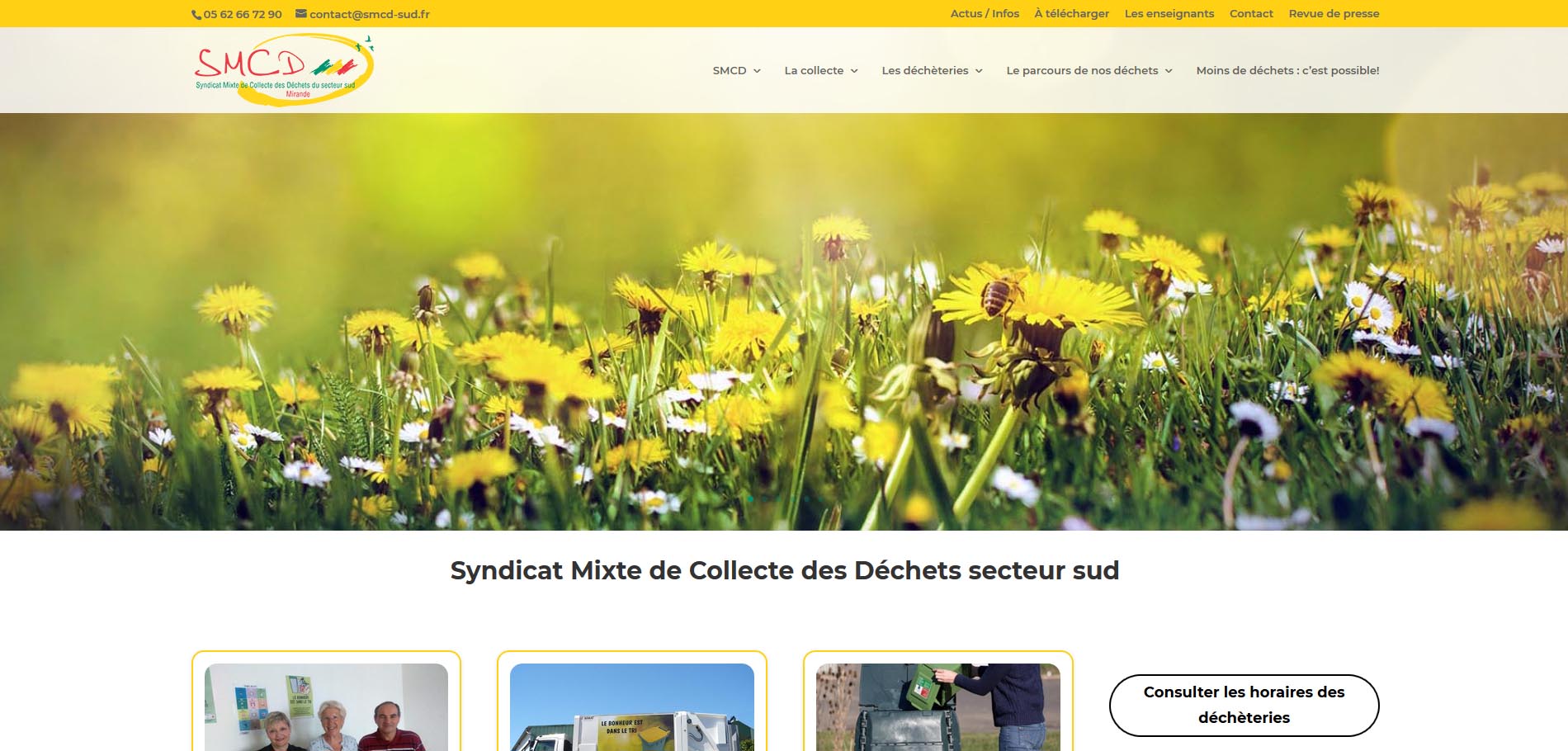 SMCD - Syndicat Mixte de Collecte des déchets secteur sud du Gers